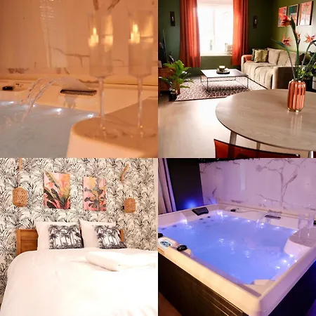 Jungle Avec Jacuzzi Prive, Retro-projecteur, Jardin & Terrain De Petanque Saint-Yzan-de-Soudiac